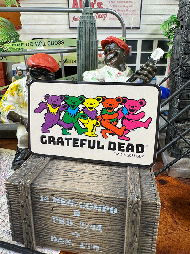 グレイトフルデッド　オフィシャル　ステッカー　（ダンシングベア/レインボー） ■ アメリカン雑貨 アメリカ雑貨 | 