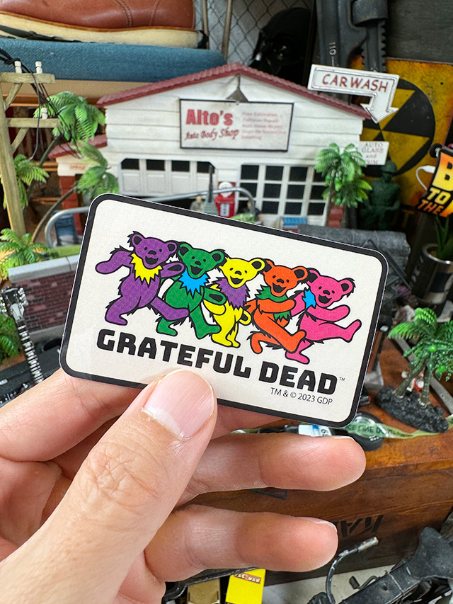 グレイトフルデッド　オフィシャル　ステッカー　（ダンシングベア/レインボー） ■ アメリカン雑貨 アメリカ雑貨 |  | 02