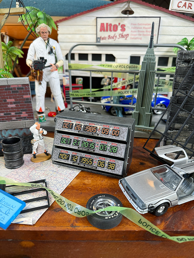 映画　バック・トゥ・ザ・フューチャー　デロリアン　タイムサーキット　スケールプロップレプリカ ■ アメリカン雑貨 アメリカ雑貨 |  | 08