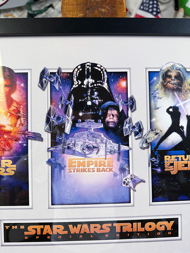映画　スターウォーズ　初代三部作　トリロジー　フレームアート ■ アメリカン雑貨 アメリカ雑貨 |  | 02