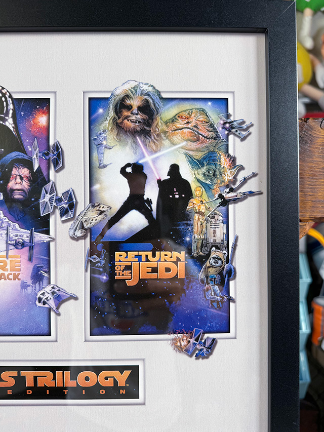 映画　スターウォーズ　初代三部作　トリロジー　フレームアート ■ アメリカン雑貨 アメリカ雑貨 |  | 03