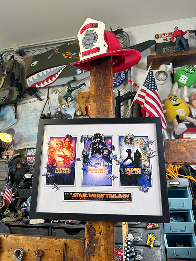 映画　スターウォーズ　初代三部作　トリロジー　フレームアート ■ アメリカン雑貨 アメリカ雑貨 |  | 07