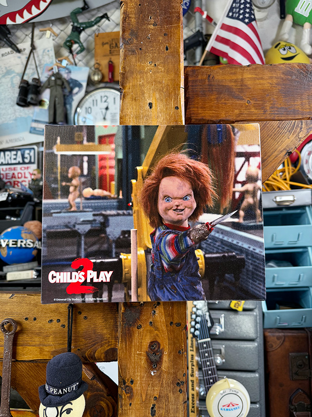 映画　チャイルドプレイ2　チャッキー　キャンバスアート ■ アメリカン雑貨 アメリカ雑貨 |  | 07