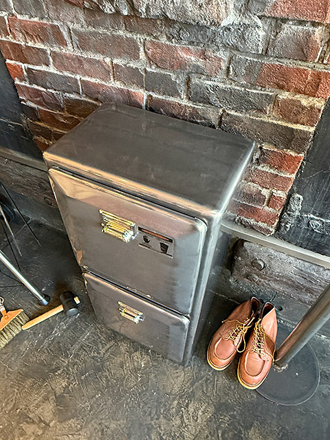 ダルトン　トラッシュカン　ダブルデッカー　（RAW/サビ塗装）　ゴミ箱 ■ アメリカン雑貨 アメリカ雑貨 | DULTON | 01