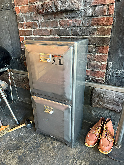 ダルトン　トラッシュカン　ダブルデッカー　（RAW/サビ塗装）　ゴミ箱 ■ アメリカン雑貨 アメリカ雑貨 | DULTON | 11