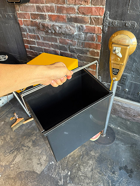 ダルトン　トラッシュカン　ダブルデッカー　（イエロー）　ゴミ箱 ■ アメリカン雑貨 アメリカ雑貨 | DULTON | 03