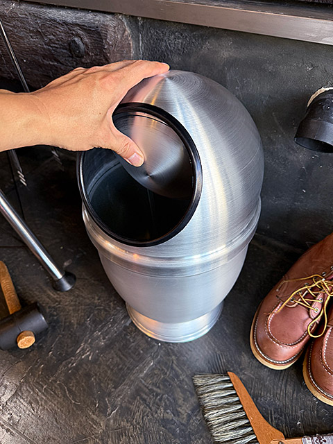 ダルトン　アルミニウム　ダストビン　Lサイズ　（サテンフィニッシュ）　ゴミ箱 ■ アメリカン雑貨 アメリカ雑貨 | DULTON | 03