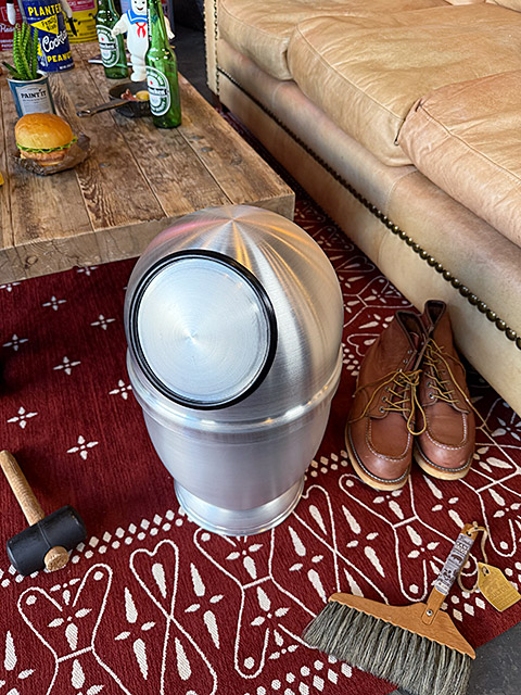 ダルトン　アルミニウム　ダストビン　Lサイズ　（サテンフィニッシュ）　ゴミ箱 ■ アメリカン雑貨 アメリカ雑貨 | DULTON | 08