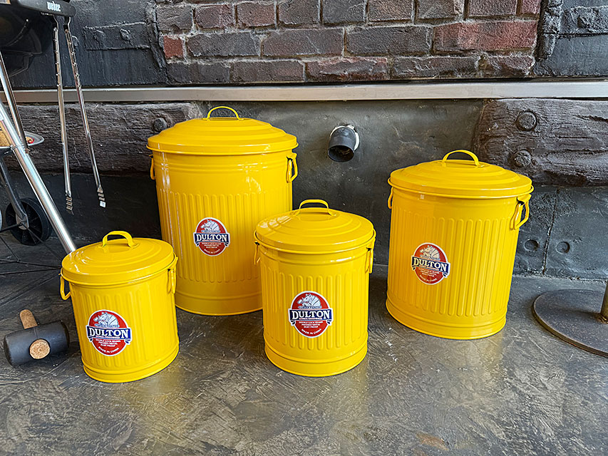 DULTON（ダルトン） ガーベッジカン 24L+12L+6L+3.5L （イエロー/4