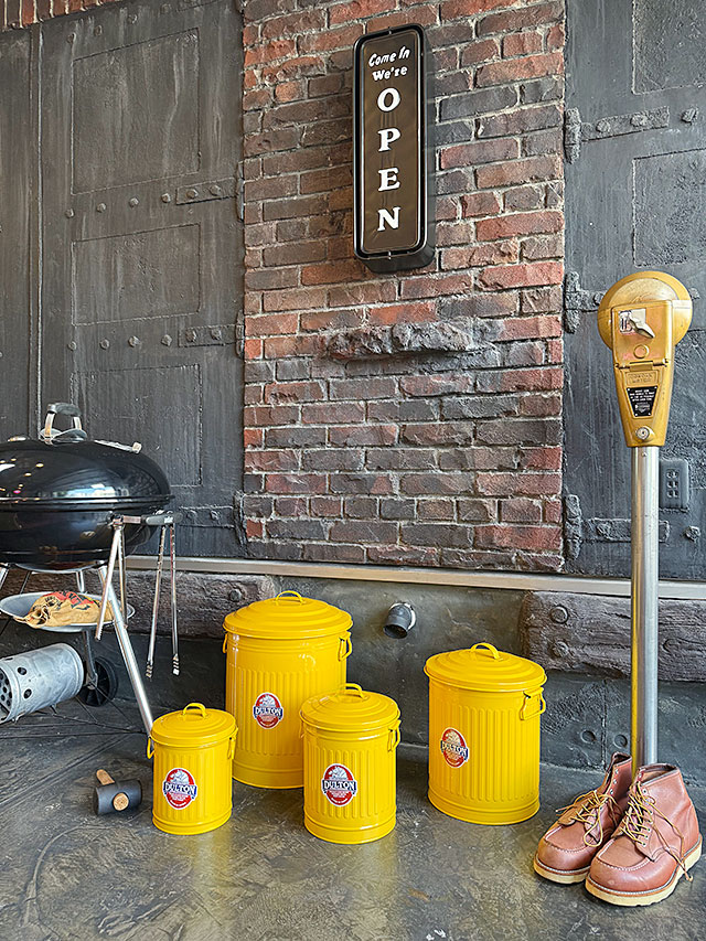 DULTON（ダルトン） ガーベッジカン 24L+12L+6L+3.5L （イエロー/4