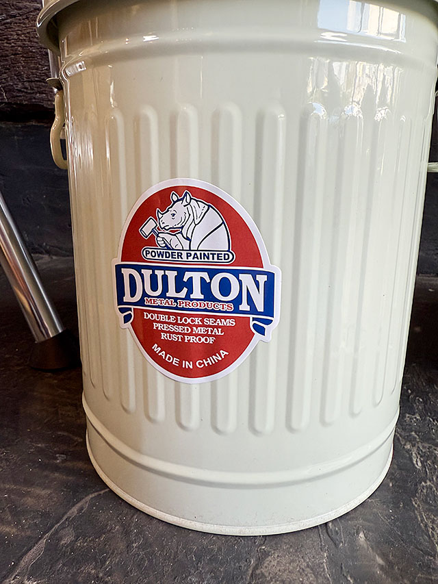 DULTON（ダルトン） ミニ ガーベッジカン Mサイズ 6L （アイボリー
