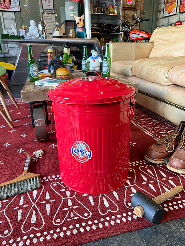 DULTON（ダルトン） ガーベッジカン Lサイズ 24L （レッド） ゴミ箱