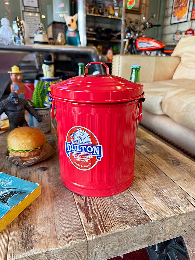 DULTON（ダルトン） ミニ ガーベッジカン Sサイズ 3.5L （レッド