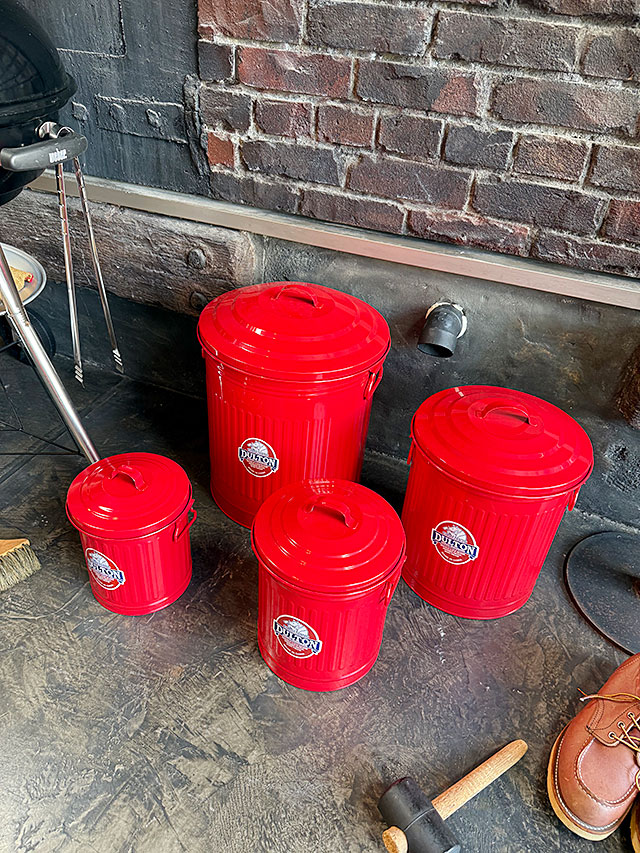 DULTON（ダルトン） ガーベッジカン 24L+12L+6L+3.5L （レッド/4サイズ