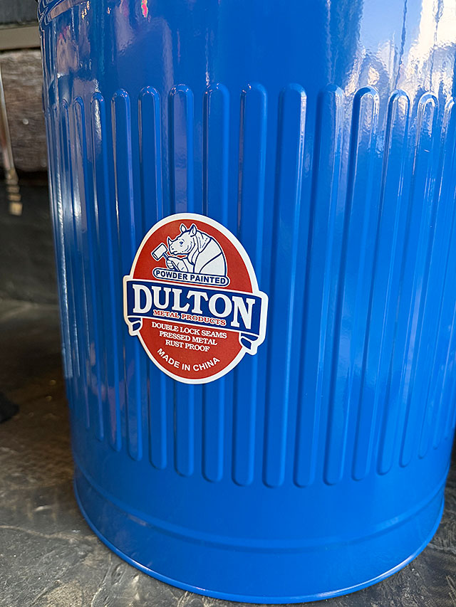 DULTON（ダルトン） ガーベッジカン Lサイズ 24L （ブルー） ゴミ箱