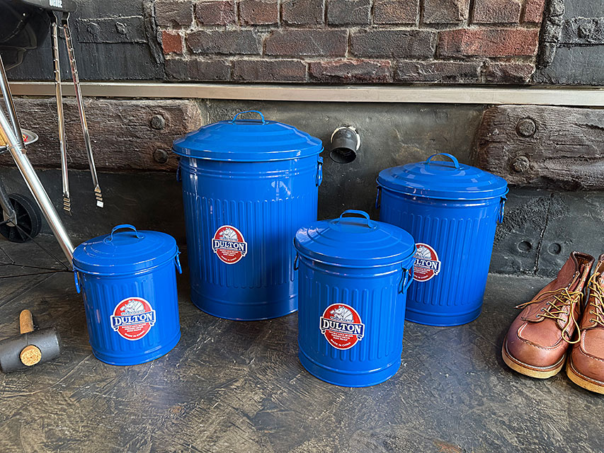 DULTON（ダルトン） ガーベッジカン 24L+12L+6L+3.5L （ブルー/4サイズ