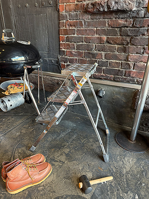 ダルトン　フォールディング3ステップスラダー　（ガルバナイズド） ■ アメリカン雑貨 アメリカ雑貨 | DULTON | 03