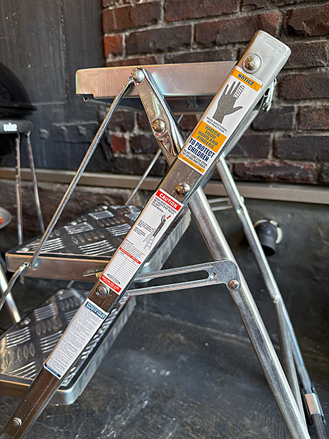 ダルトン　フォールディング3ステップスラダー　（ガルバナイズド） ■ アメリカン雑貨 アメリカ雑貨 | DULTON | 04