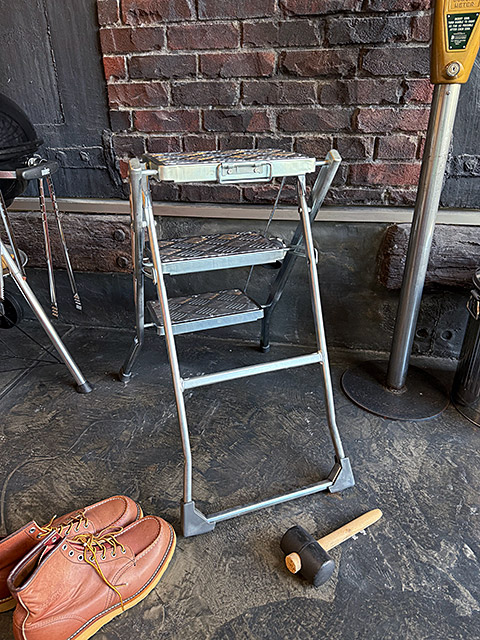 ダルトン　フォールディング3ステップスラダー　（ガルバナイズド） ■ アメリカン雑貨 アメリカ雑貨 | DULTON | 05