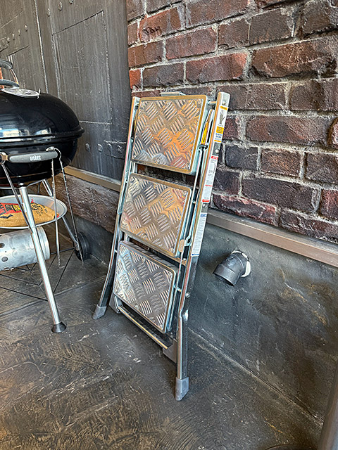 ダルトン　フォールディング3ステップスラダー　（ガルバナイズド） ■ アメリカン雑貨 アメリカ雑貨 | DULTON | 06