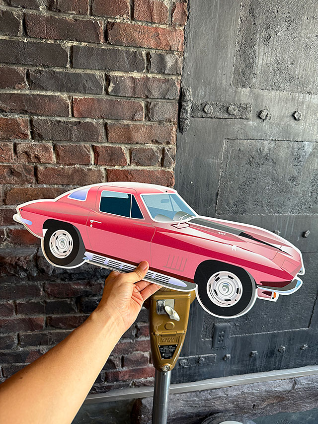 1967年　シボレー　コルベット　C2　ダイカット　エンボス　ティンサイン　ブリキ看板 ■ アメリカン雑貨 アメリカ雑貨 |  | 05