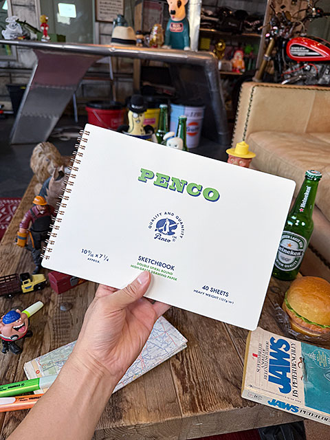 PENCO　ペンコ　スケッチブック　B5サイズ　厚口　40シート　画用紙　厚紙　HS画王　水彩画　パステル　クレヨン　HIGHTIDE　ハイタイド |  | 05