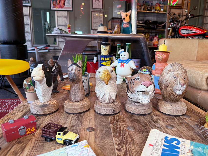 ダルトン　ウッデン　アニマルヘッド　（5体セット） ■ アメリカン雑貨 アメリカ雑貨 | DULTON