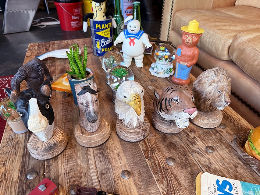 ダルトン　ウッデン　アニマルヘッド　（5体セット） ■ アメリカン雑貨 アメリカ雑貨 | DULTON | 01