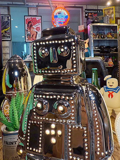ダルトン　ポーセリン　ロボットライト　（クローム）　LED球対応　※電球は別売です ■ アメリカン雑貨 アメリカ雑貨 | DULTON | 02