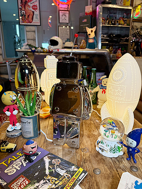 ダルトン　ポーセリン　ロボットライト　（クローム）　LED球対応　※電球は別売です ■ アメリカン雑貨 アメリカ雑貨 | DULTON | 04