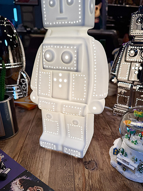ダルトン　ポーセリン　ロボットライト　（マットホワイト）　LED球対応　※電球は別売です ■ アメリカン雑貨 アメリカ雑貨 爆買 | DULTON | 02