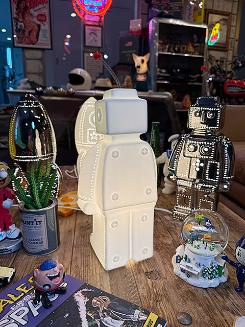 ダルトン　ポーセリン　ロボットライト　（マットホワイト）　LED球対応　※電球は別売です ■ アメリカン雑貨 アメリカ雑貨 爆買 | DULTON | 05