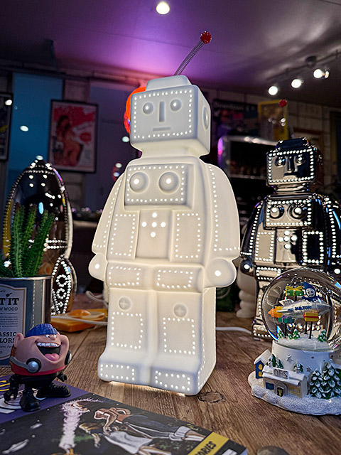 ダルトン　ポーセリン　ロボットライト　（マットホワイト）　LED球対応　※電球は別売です ■ アメリカン雑貨 アメリカ雑貨 爆買 | DULTON | 06