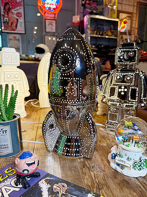 ダルトン　ポーセリン　ロケットライト　（クローム）　LED球対応　※電球は別売です ■ アメリカン雑貨 アメリカ雑貨 爆買 | DULTON