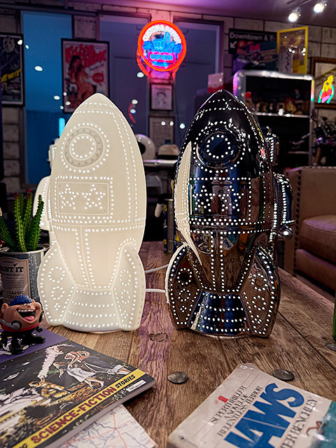 ダルトン　ポーセリン　ロケットライト　（クローム）　LED球対応　※電球は別売です ■ アメリカン雑貨 アメリカ雑貨 爆買 | DULTON | 06