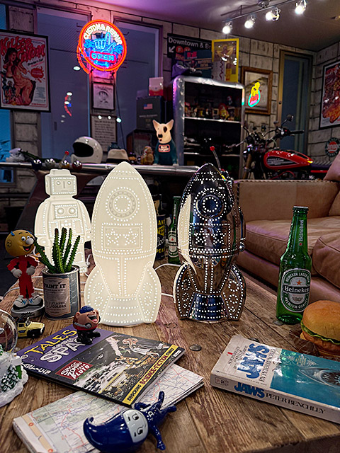 ダルトン　ポーセリン　ロケットライト　（クローム）　LED球対応　※電球は別売です ■ アメリカン雑貨 アメリカ雑貨 爆買 | DULTON | 07