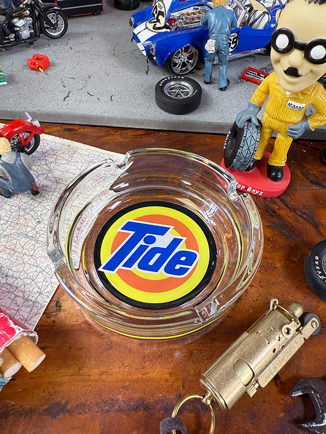 アドバタイジング　ガラスアッシュトレイ　灰皿　（タイド） ■ アメリカン雑貨 アメリカ雑貨 | 