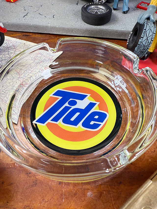 アドバタイジング　ガラスアッシュトレイ　灰皿　（タイド） ■ アメリカン雑貨 アメリカ雑貨 |  | 01