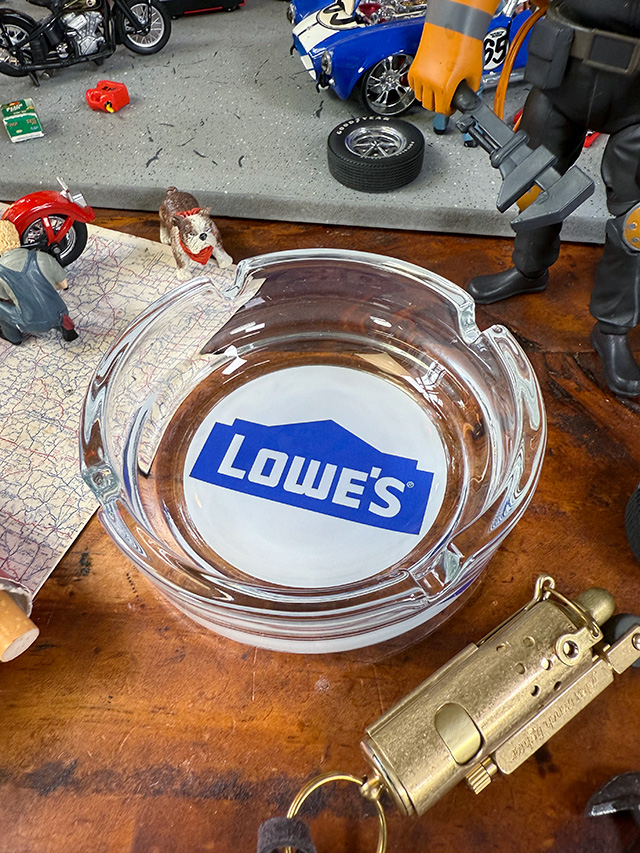 アドバタイジング　ガラスアッシュトレイ　灰皿　（ロウズ） ■ アメリカン雑貨 アメリカ雑貨 | 