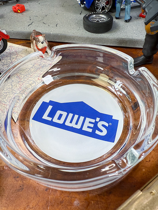 アドバタイジング　ガラスアッシュトレイ　灰皿　（ロウズ） ■ アメリカン雑貨 アメリカ雑貨 |  | 01