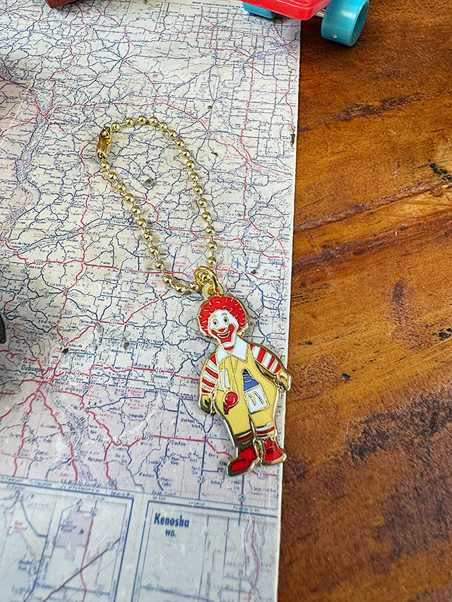 マクドナルド　ヴィンテージコレクション　ロナルド　ボールチェーン　キーホルダー ■ アメリカン雑貨 アメリカ雑貨 | 