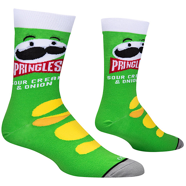 ODD SOX　プリングルズ　ソックス　（PRINGLES SOUR CREAM & ONION）　靴下　26〜30cm　オッドソックス ■ アメリカ雑貨 アメリカン雑貨 | 