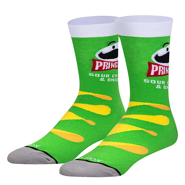 ODD SOX　プリングルズ　ソックス　（PRINGLES SOUR CREAM & ONION）　靴下　26〜30cm　オッドソックス ■ アメリカ雑貨 アメリカン雑貨 |  | 01