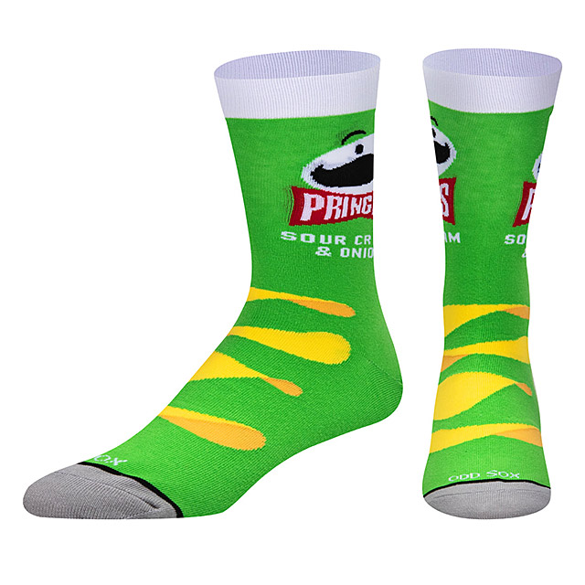 ODD SOX　プリングルズ　ソックス　（PRINGLES SOUR CREAM & ONION）　靴下　26〜30cm　オッドソックス ■ アメリカ雑貨 アメリカン雑貨 |  | 02