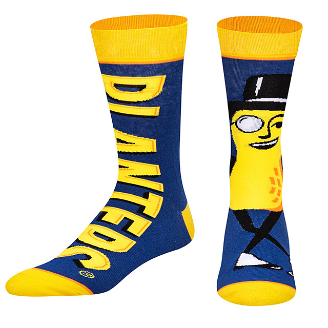 ODD SOX　ミスターピーナッツ　ソックス　（PLANTERS SPLIT）　靴下　26〜30cm　オッドソックス ■ アメリカン雑貨 アメリカ雑貨 |  | 01