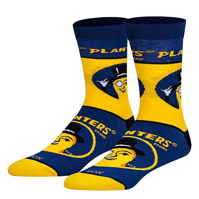 ODD SOX　ミスターピーナッツ　ソックス　（MR.PEANUT）　靴下　26〜30cm　オッドソックス ■ アメリカン雑貨 アメリカ雑貨 |  | 01