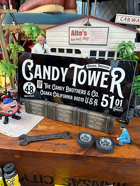 キャンディタワー　オフィシャル　ステッカー　XXLサイズ　28cm　（ブラック） ■ アメリカン雑貨 アメリカ雑貨 |  | 03