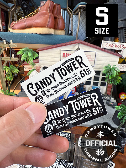 キャンディタワー　オフィシャル　ステッカー　Sサイズ　6cm　（2枚セット） ■ アメリカン雑貨 アメリカ雑貨 | 