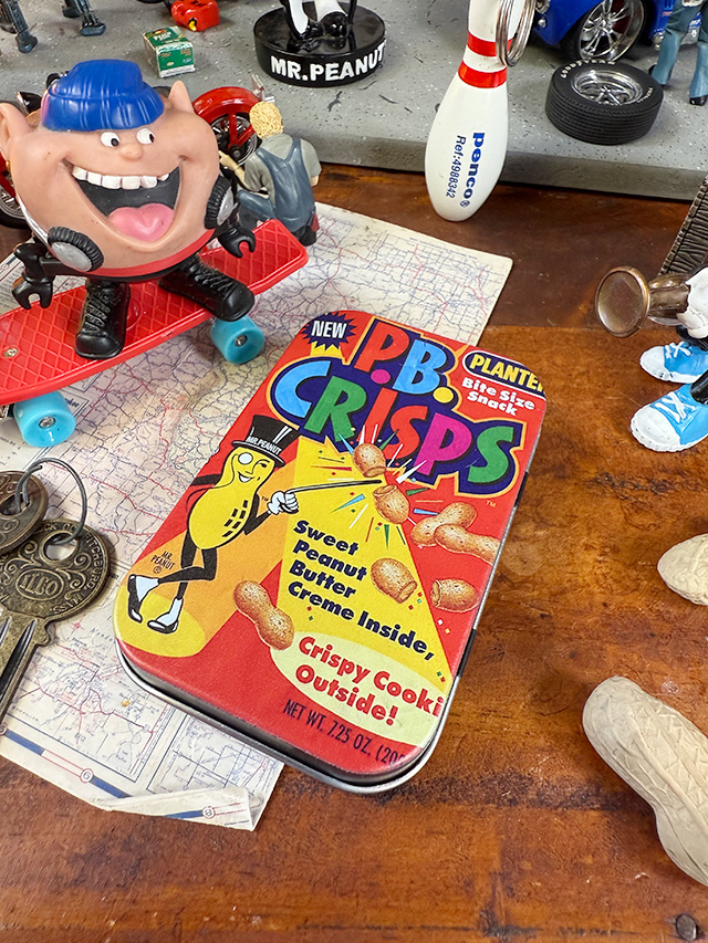 アメリカンアド　ブリキケース　（ピーナッツ/ブラック）　ブリキ缶　小物入れ ■ アメリカン雑貨 アメリカ雑貨 | 