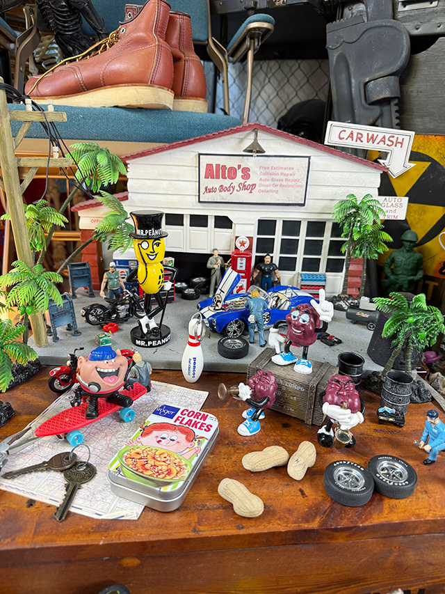 アメリカンアド ブリキケース （コーンフレーク/シルバー） ブリキ缶